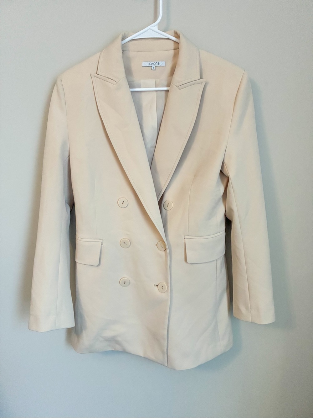Honors $338 The Honors Blazer in Sand Size Small - Picture 5 of 10